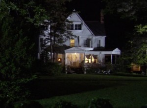 Hot in Cleveland house at night-front