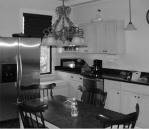 the kitchen before remodeling