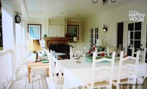 Deidre Hall's back porch fireplace