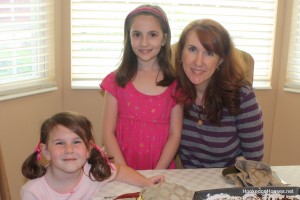 Julia's bday Emma and Lily