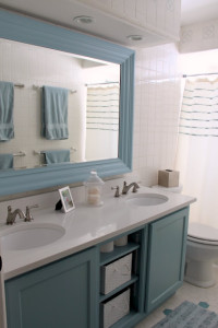 blue boys bath after makeover