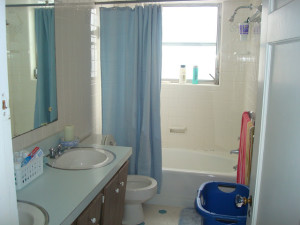 blue boys bath before