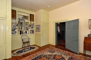 built in office shelves