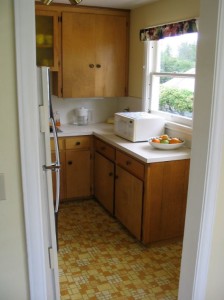 Cape Cod kitchen before vertical