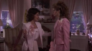 M'Lynn and Shelby in the pink bedroom