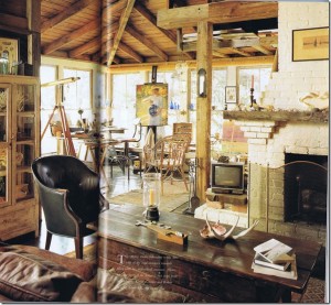 Message in a Bottle movie sets-Coastal Living 1999