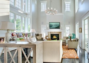 The Little Couple's new house-living room