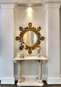 mirror in the master bedroom