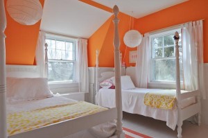 orange bedroom cottage Hyannis Port