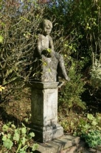 statue of Christopher Robin at Cotchford Farm East Sussex