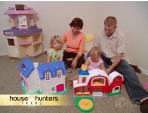 Jensen family on House Hunters Texas