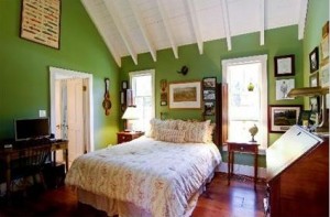 green bedroom in listing Burr Ridge