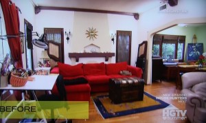 Danielle's living room before