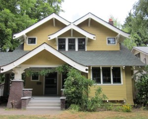 Laurelhurst 1912 Craftsman exterior after reno