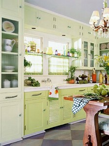 1920s kitchen featured in BHG