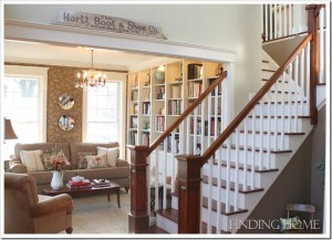 Finding Home-Laura's entry hall and staircase