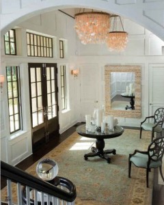 Victoria Grayson's foyer in Wrightsville Beach Mag