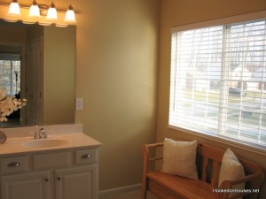 master bath before paint