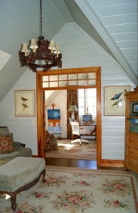 upstairs sitting room and studio