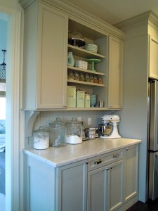 Chris Kauffman's kitchen-built-in hutch