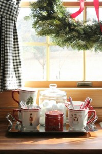 Cocoa-tray for Christmas