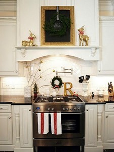 Julie's kitchen at Christmas