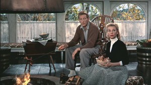 Phil and Judy by the fire