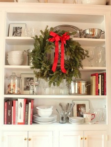 dining-room-cabinet-at-Christmas