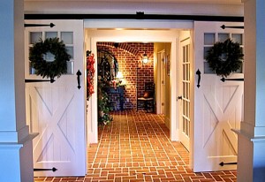 sliding barn doors lower entry
