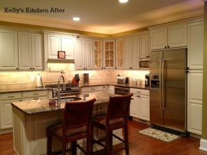Kelly and John's kitchen after reno