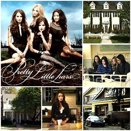 Pretty Little Liars houses ABC Family collage