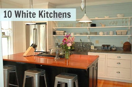 10 White Kitchens