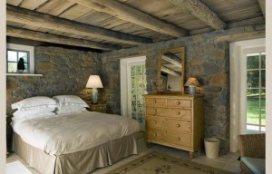 barn-bedroom-stone-walls-lonely cottage lane