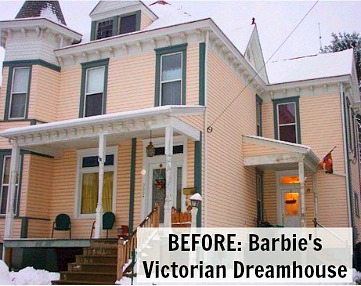 Barbie's Pink Victorian Dreamhouse Before