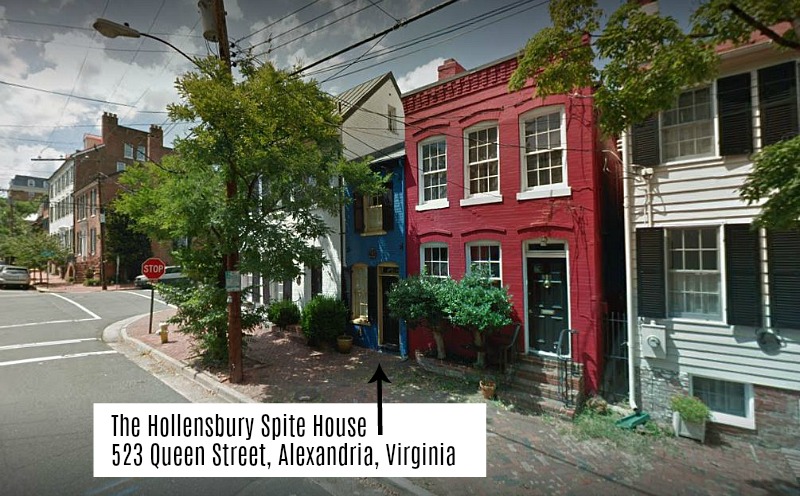 The Hollensbury Spite House in Alexandria VA 523 Queen St