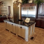 kitchen with ivy over cabinets