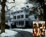 A house covered in snow in The Family Stone movie with poster inset