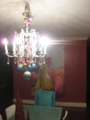 colorful chandelier