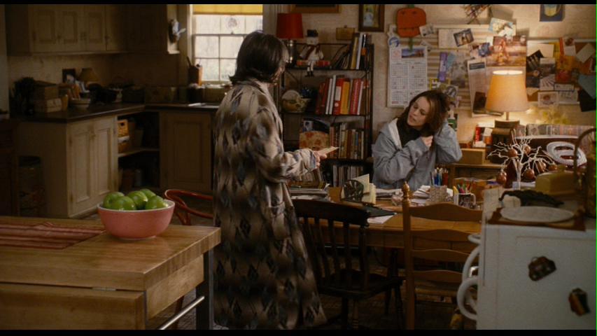 Diane Keaton's character Sybil had a table she used as a desk in the kitchen.