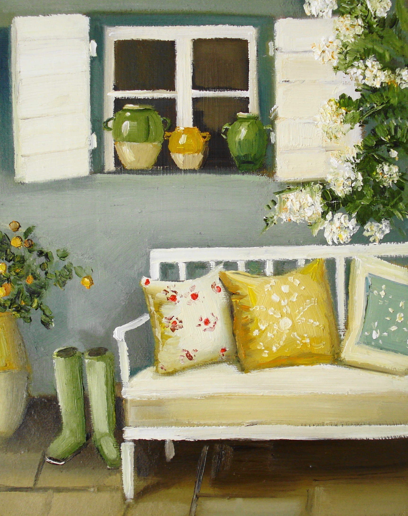 Hooked on Janet Hill's House Paintings - Hooked on Houses