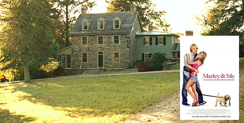 Marley & Me stone farmhouse in Pennsylvania