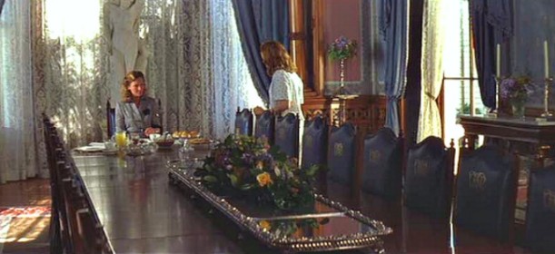 long dining table in Allie\'s mansion