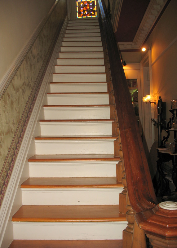 staircase leading to second floor