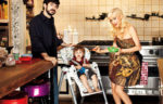 Christina Aguilera at Home in Beverly Hills