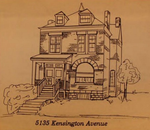 Sketch of the Real 5135 Kensington Ave house