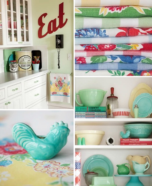 Meadowbrook Farm vintage kitchen collage 1