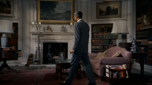 Cary Grant inside Townsend library