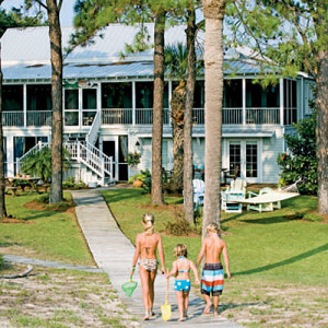 Tybee Island beach house with screened porch