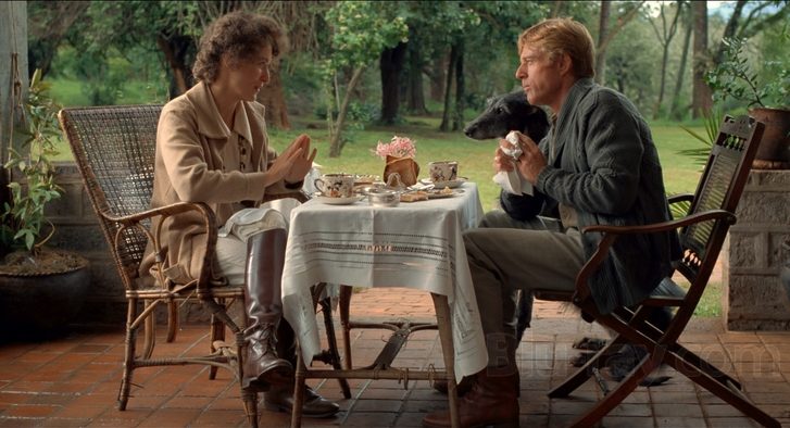 Meryl Streep and Robert Redford in Out of Africa