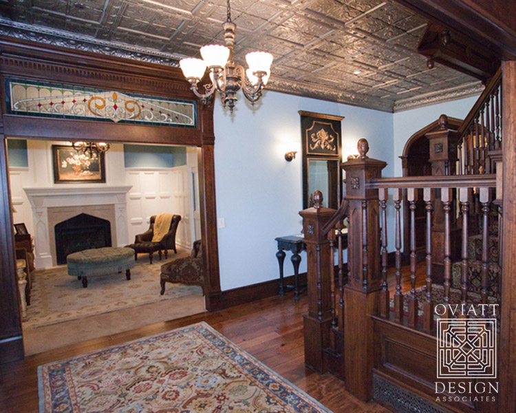 entry hall with staircase